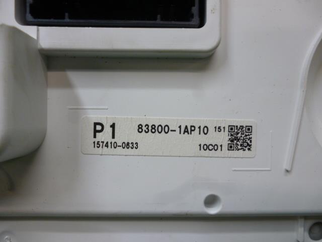 在庫日本製カローラ 3BA-ZRE212 スピードメーター 157410-0633 83800-1AP10 2ZR-FAE 計器、追加メーター本体